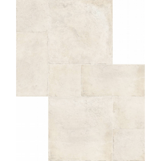 Keros Modula Portobello Ivory Anti-Slip πλακάκι δαπέδου 100x100 λευκής μάζας με Matt Relieve φινίρισμα